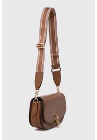 MICHAEL Michael Kors torebka skórzana kolor brązowy. Kolor: brązowy. Materiał: skórzane #4