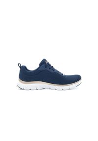 skechers - Obuwie treningowe Kobieta Skechers Flex Appeal 4.0 granatowy. Zapięcie: sznurówki. Kolor: niebieski. Materiał: syntetyk, tkanina, materiał. Szerokość cholewki: normalna. Model: Skechers Sport. Sport: turystyka piesza