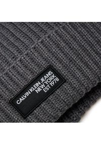 Calvin Klein Jeans Czapka Seasonal Patch Beanie K50K511430 Szary. Kolor: szary. Materiał: syntetyk #3