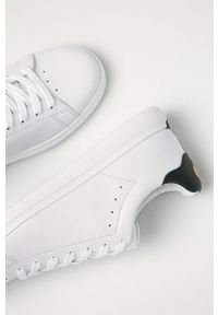 Tory Burch - Buty skórzane. Nosek buta: okrągły. Zapięcie: sznurówki. Kolor: biały. Materiał: skóra #4