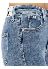 Calvin Klein Jeans Jeansy J20J221769 Granatowy Super Skinny Fit. Kolor: niebieski