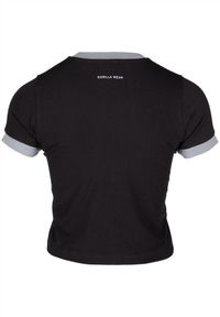 GORILLA WEAR - New Orleans Cropped Koszulka - Czarny. Kolor: czarny. Sport: fitness