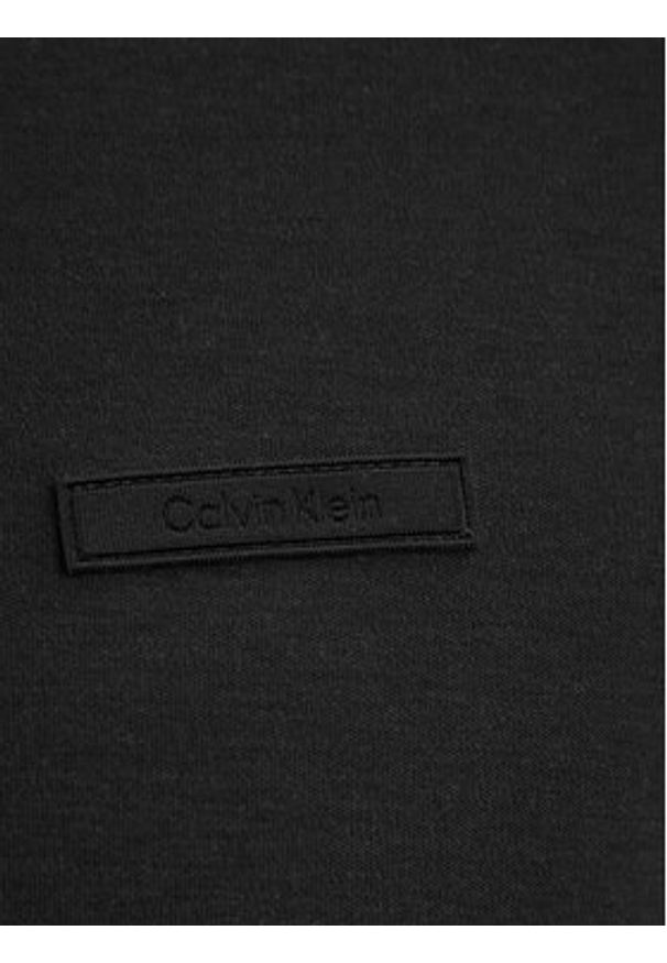 Calvin Klein T-Shirt LV04LG222G Czarny Slim Fit. Kolor: czarny. Materiał: bawełna
