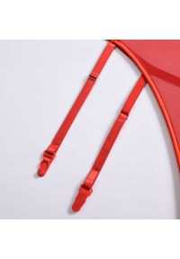 Intica - Body z kokardą i łańcuszkiem na specjalne okazje Harriette. Kolor: czerwony. Materiał: materiał #2