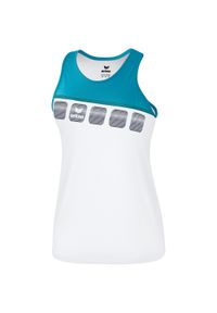 ERIMA - Dziecięca koszulka typu tank top Erima 5-C. Kolor: biały, wielokolorowy, niebieski. Sport: fitness
