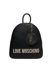 Love Moschino - LOVE MOSCHINO Plecak JC4108PP1NLT1000 Czarny. Kolor: czarny. Materiał: skóra