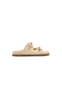 Gioseppo - Sandały GIOSEPPO WRENTHAM Beżowy. Kolor: biały. Materiał: skóra. Sezon: lato #1