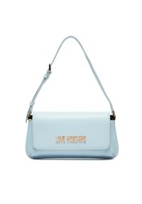 Love Moschino - LOVE MOSCHINO Torebka JC4058PP1MLO0712 Błękitny. Kolor: niebieski. Materiał: skórzane