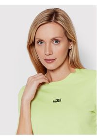 Vans T-Shirt VN0A54QU Zielony Regular Fit. Kolor: zielony. Materiał: bawełna