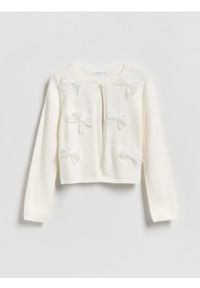 Reserved - Kardigan z wiskozą - złamana biel. Materiał: wiskoza #1