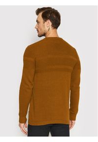 Only & Sons Sweter Bace 22020639 Brązowy Regular Fit. Kolor: brązowy. Materiał: bawełna