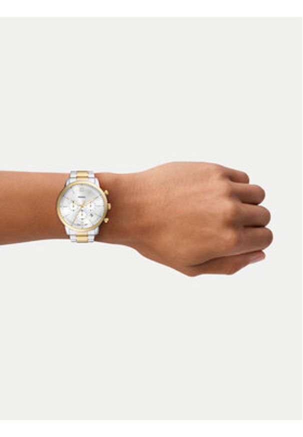 Fossil Zegarek Neutra Chronograph FS6112 Srebrny. Kolor: srebrny