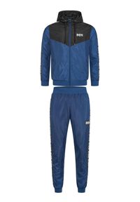 Dres z kapturem Benlee Manteo. Kolor: niebieski, wielokolorowy, czarny. Materiał: dresówka #2