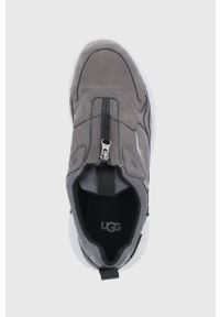 Ugg - UGG Buty CA805 Zip Gore-Tex męskie kolor szary. Nosek buta: okrągły. Kolor: szary. Materiał: guma. Technologia: Gore-Tex #3