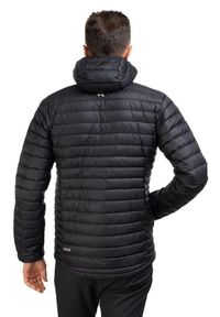 Kurtka puchowa męska Rab Microlight Alpine Jacket z kapturem. Typ kołnierza: kaptur. Kolor: czarny. Materiał: puch