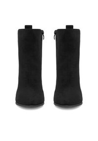 DeeZee Botki E-5133-6 Czarny. Kolor: czarny. Materiał: materiał