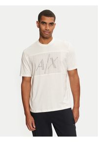 Armani Exchange T-Shirt 6DZTJD ZJBYZ 1116 Biały Regular Fit. Kolor: biały. Materiał: bawełna #1