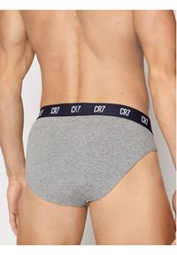 Cristiano Ronaldo CR7 Komplet slipów Basic 8100-66-2112 Kolorowy. Materiał: bawełna. Wzór: kolorowy #4