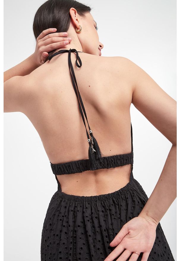 Patrizia Pepe - Sukienka ażurowa PATRIZIA PEPE. Wzór: ażurowy