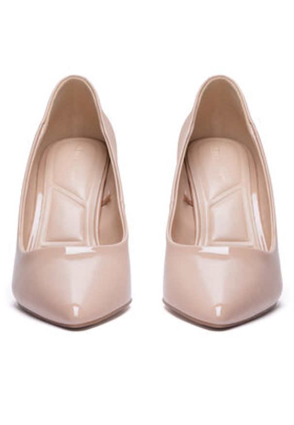 Jenny Fairy Szpilki WFA3006-1 Beżowy. Kolor: beżowy. Materiał: skóra. Obcas: na szpilce