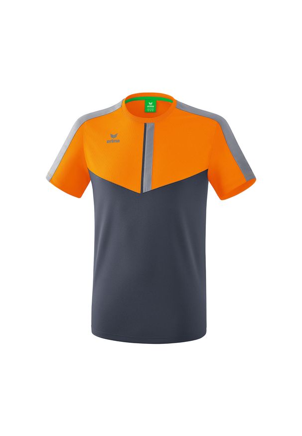 ERIMA - Koszulka dziecięca Erima Squad. Kolor: wielokolorowy, szary, żółty, pomarańczowy. Sport: piłka nożna, fitness