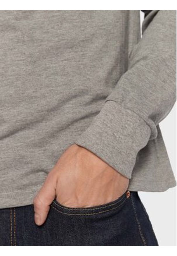 Brave Soul Polo MLT-412WASHINGTN Szary Slim Fit. Typ kołnierza: polo. Kolor: szary. Materiał: bawełna, syntetyk