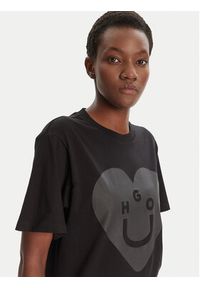 Hugo - HUGO T-Shirt Vintage 50545053 Czarny Loose Fit. Kolor: czarny. Materiał: bawełna. Styl: vintage #5