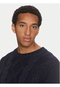 PAUL & SHARK - Paul&Shark Sweter 14311084 Granatowy Regular Fit. Kolor: niebieski. Materiał: wełna #2