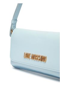 Love Moschino - LOVE MOSCHINO Torebka JC4058PP1MLO0712 Błękitny. Kolor: niebieski. Materiał: skórzane