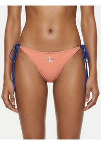 Calvin Klein Swimwear Dół od bikini LV00Q61215 Różowy. Kolor: różowy. Materiał: syntetyk #1