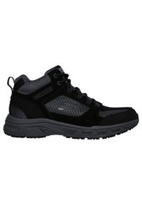 skechers - Buty trekkingowe męskie, Skechers Oak Canyon – Ironhide. Zapięcie: sznurówki. Kolor: czarny, szary, wielokolorowy. Materiał: materiał, skóra. Szerokość cholewki: normalna