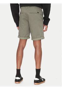 Jack & Jones - Jack&Jones Szorty materiałowe Bowie 12230336 Zielony Regular Fit. Kolor: zielony. Materiał: bawełna