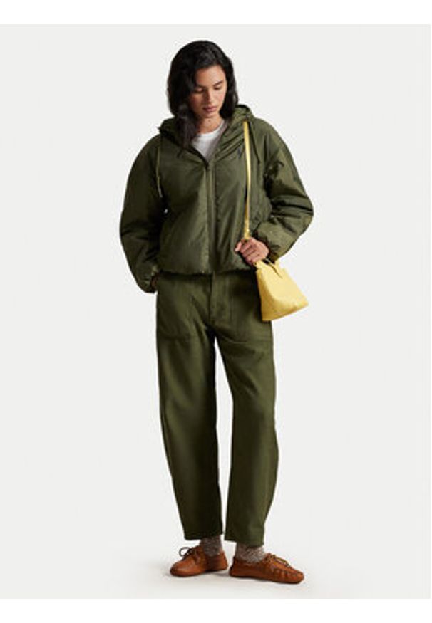 Polo Ralph Lauren Kurtka przejściowa 211A93243001 Zielony Relaxed Fit. Typ kołnierza: polo. Kolor: zielony. Materiał: syntetyk