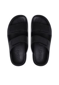Geox Sandały U Xand 2S U35BGB00085C9999 Czarny. Kolor: czarny. Materiał: skóra