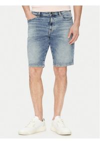 BOSS Szorty jeansowe Re.Maine 50537816 Niebieski Regular Fit. Kolor: niebieski. Materiał: bawełna