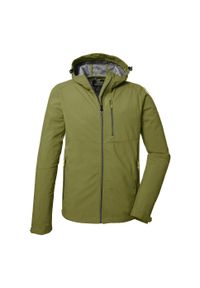 Killtec - Kurtka softshellowa z kapturem męska KILLTEC KOS 259. Typ kołnierza: kaptur. Kolor: szary, zielony, wielokolorowy. Materiał: softshell. Sport: turystyka piesza