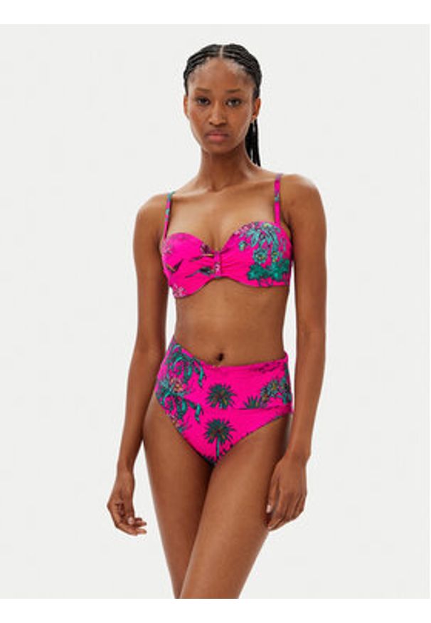Chantelle Dół od bikini Sauvage C17UC5 Różowy. Kolor: różowy. Materiał: syntetyk