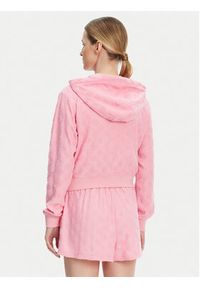Guess Bluza V5GQ00 KCT02 Różowy Regular Fit. Kolor: różowy. Materiał: syntetyk