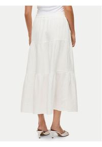 Vila Spódnica maxi Lania 14105428 Biały Regular Fit. Kolor: biały. Materiał: bawełna #4