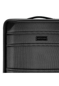 Wittchen - Duża walizka z ABS-u żłobiona czarna. Kolor: czarny. Materiał: guma. Styl: klasyczny #3