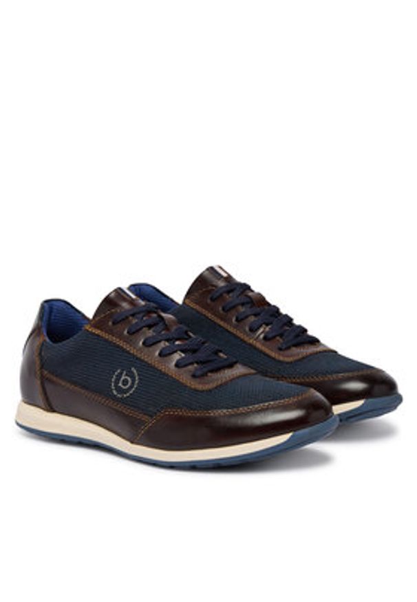 Bugatti Sneakersy Thorello 315-A9Q15-1069-6041 Brązowy. Kolor: brązowy. Materiał: skóra