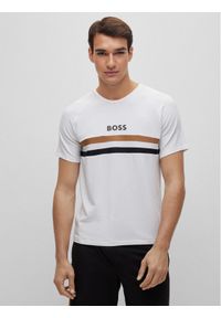 BOSS - Boss T-Shirt 50491487 Biały Regular Fit. Kolor: biały. Materiał: lyocell