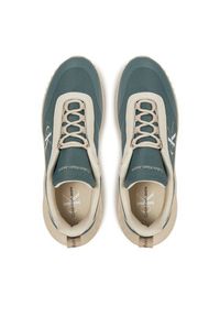 Calvin Klein Jeans Sneakersy Eva Runner Low Lace Ml Mix YM0YM00968 Niebieski. Kolor: niebieski. Materiał: materiał