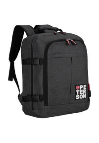 Plecak wodoodporny Peterson PTN PLG-03-T czarny. Kolor: czarny. Materiał: materiał. Styl: sportowy, casual #1