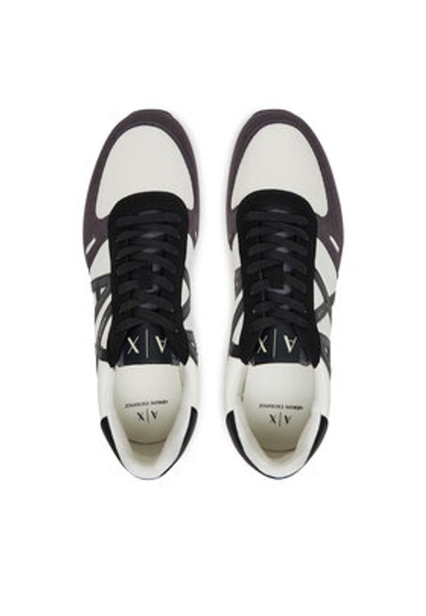 Armani Exchange Sneakersy XUX017 XCC68 U391 Szary. Kolor: szary. Materiał: skóra