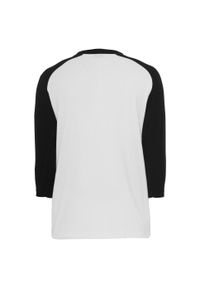 Urban Classics - T-shirt Męski Kontrastowy Raglanowy Rękaw 3/4. Kolor: biały, wielokolorowy, czarny. Długość rękawa: raglanowy rękaw