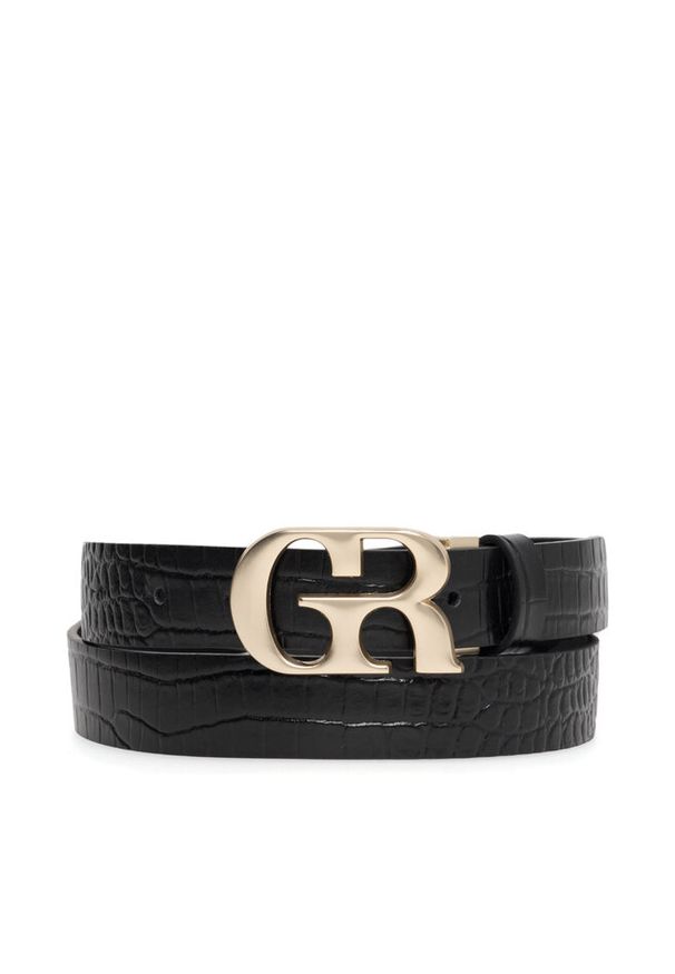 Gino Rossi - Pasek Damski GINO ROSSI. Kolor: czarny