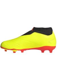 Adidas - Buty piłkarskie adidas Predator League Ll Fg Jr IG7755 żółte. Kolor: żółty. Materiał: syntetyk, guma. Sport: piłka nożna #5