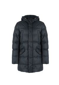 Geox Parka "Levico" | M2628P T2956 | Mężczyzna | Czarny, Granatowy. Okazja: na co dzień. Typ kołnierza: kaptur. Kolor: czarny, niebieski, wielokolorowy. Materiał: poliester. Wzór: kratka, nadruk. Styl: casual #5