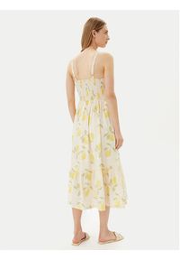 only - ONLY Sukienka letnia Eve 15350884 Beżowy Regular Fit. Kolor: beżowy. Materiał: wiskoza. Sezon: lato